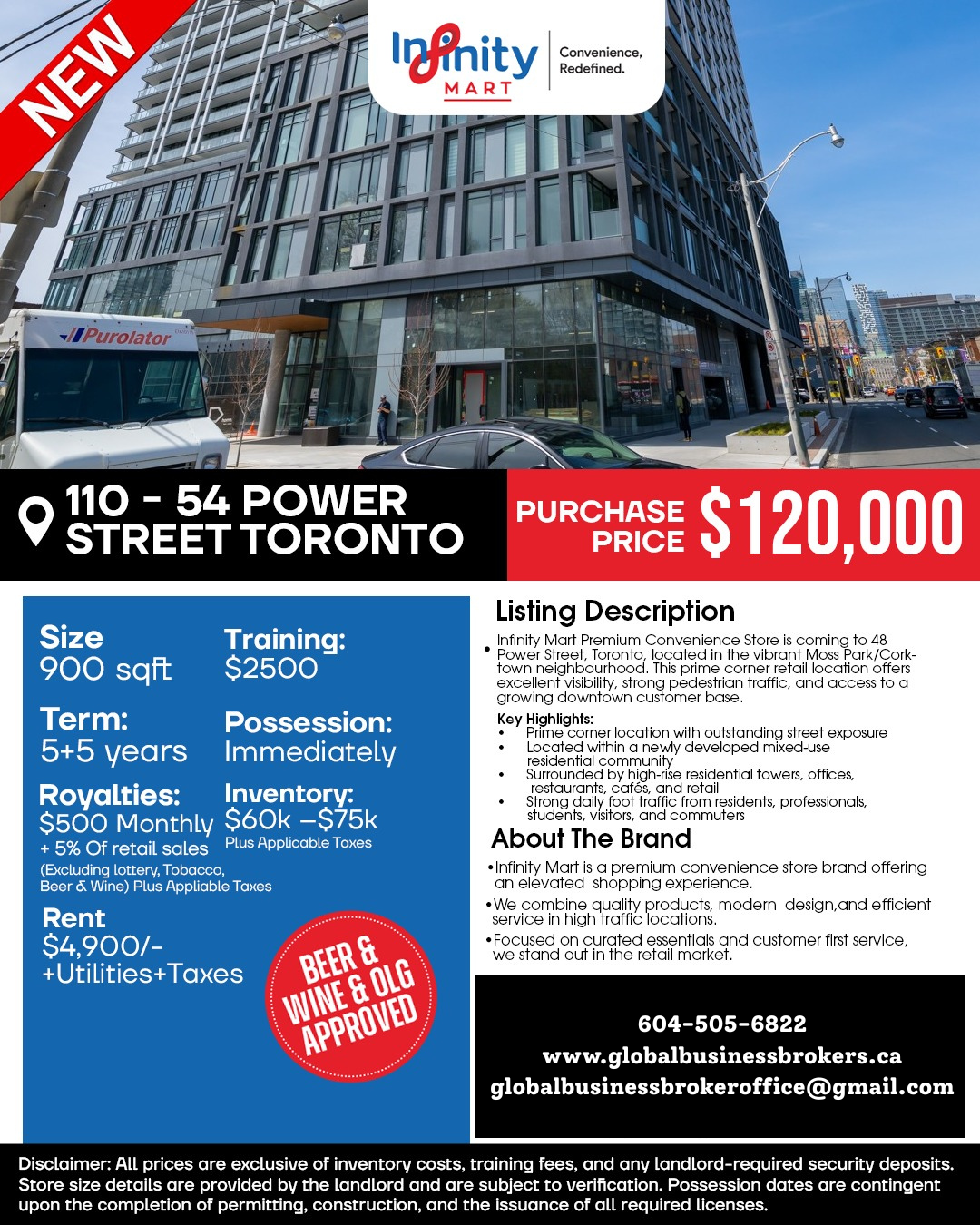  Infinity Mart C store in Toronto, Ontario
